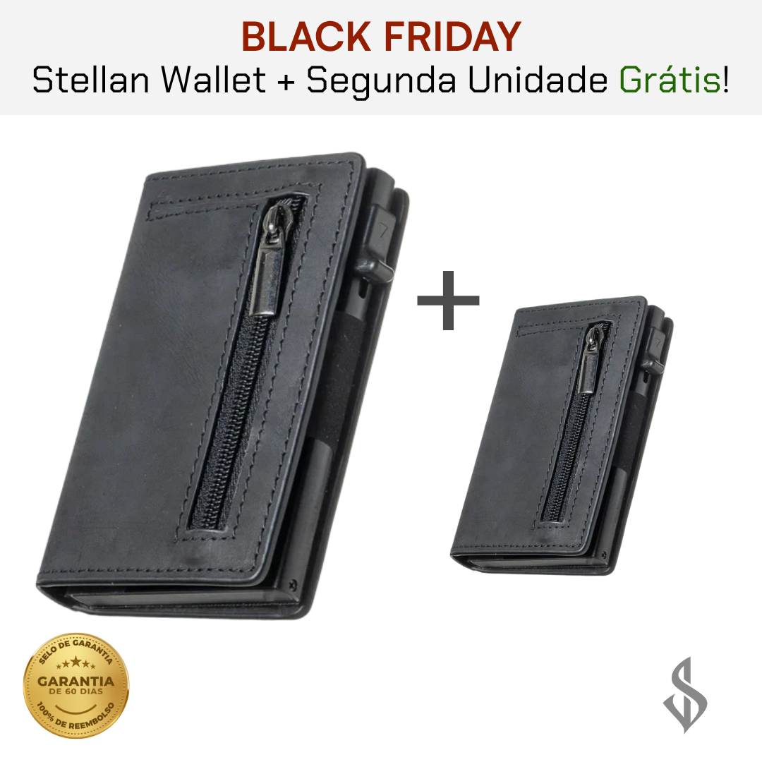 (COMPRE 1 LEVE 2) Stellan Wallet™ Carteira de Couro